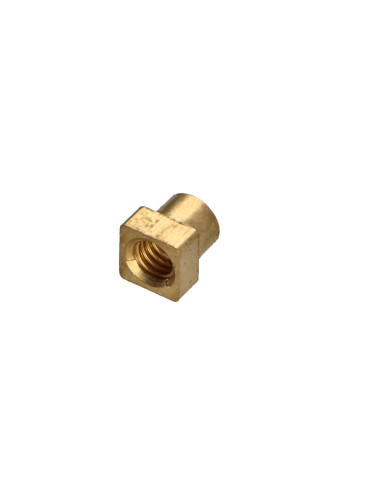 1 x Nut Square Brass M3.5 Pitch 60 5X5X5