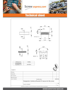 Cylindrical rosette or screw cover (1 rosette and 1 screw... 2