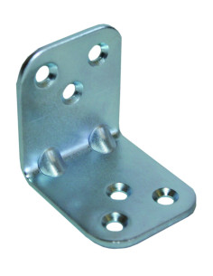 Mounting bracket reinforced pressed 480X480X25 Zinc Plated