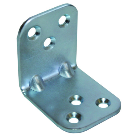 1 x Mounting bracket reinforced pressed 480X480X25 Zinc Plated