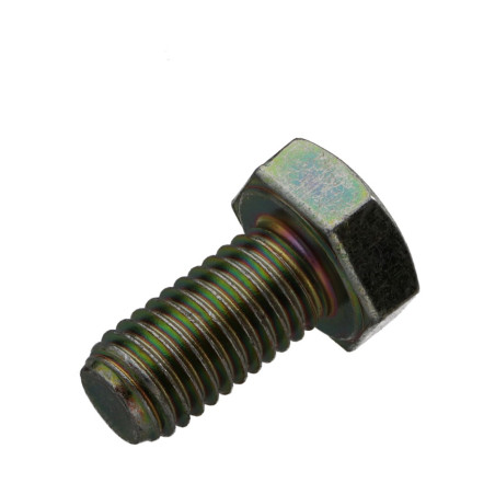 1 x Machine Screw Hexagonal Head M8X10 Class 6.8 Yellow Zinc