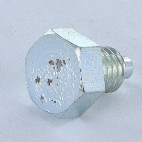 1 x Machine Screw Hexagonal Head M8X12 Dog Point Dog Point Zinc Plated