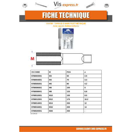 1 x GAME Of 3 TAPS For HAND M20 Pitch 250