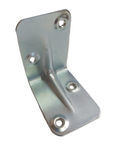 Mounting bracket reinforced pressed 625X625X12 Zinc Plated