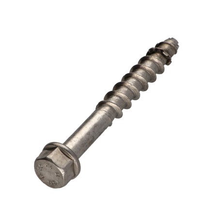 1 x Screw For Concrete Hexagonal Head SW15 Stainless Steel A4 12X90 Thread Length: 5