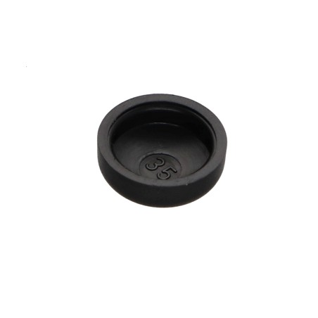 1 x Cover Cap Cylindrical Button Head Thread Rolling Screw DE4.8 Polyethylene Ral9005/Jet Black
