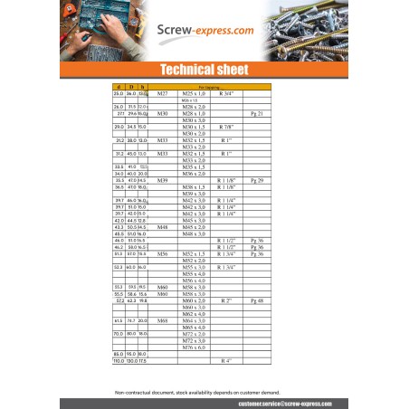 1 x Cap Smooth 25X32 LG13 Polyethylene RAL1020