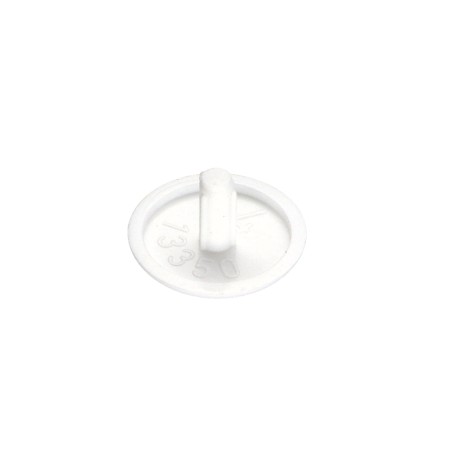 1 x Cap Polyethylene Head Diameter: 15 DT 2.5 Total Lengh 5 Ral9010/Pure White