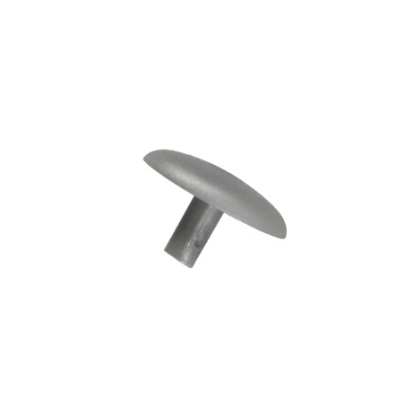 1 x Cap Polyethylene Head Diameter: 12 DT 2.5 Total Lengh 5 Ral9006/White Aluminium