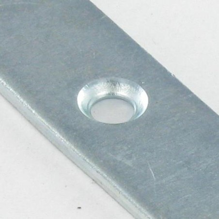 1 x Mounting plate ASSEMBLY 15X80 Zinc Plated