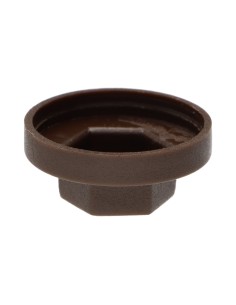 Plastic cap Screw Diameter 6.3 Flat 10 Ral8014/Sepia Brown 2