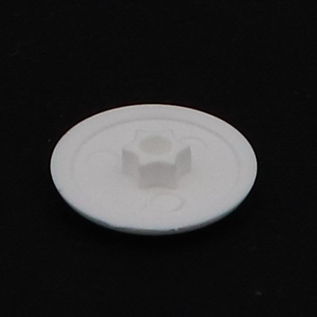 1 x Cover Cap Countersunk Head Torx T20 Head Diameter: 12 Nylon Ral9010/Pure White