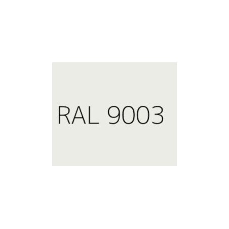 1 x Plastic cap Screw Diameter 6.3 Flat 10 RAL9003 signal white