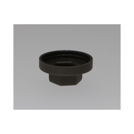 1 x Plastic cap Screw Diameter 6.3 Flat 10 Ral7022/Umber Grey