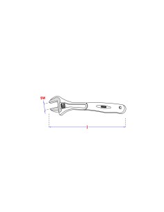Adjustable spanner 200MM 2
