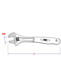 Adjustable spanner 300MM 2