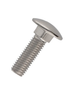 Carriage Bolt Stainless Steel A2 M5X25 Full Thread 2