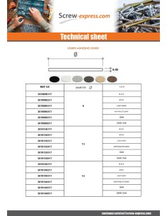 Cover Cap Adhesive Diameter 30 Grey Light 2