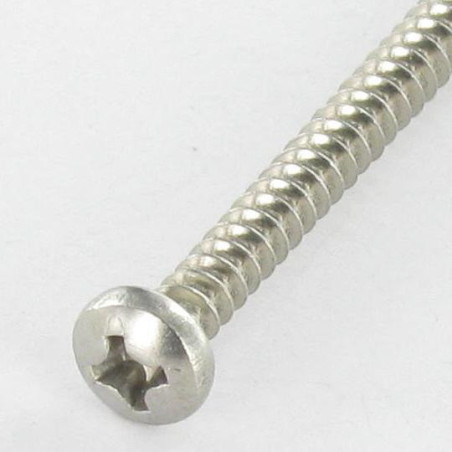 1 x Thread Rolling Screw Large Pan Head Phillips 3.5X6.5 Stainless Steel A2