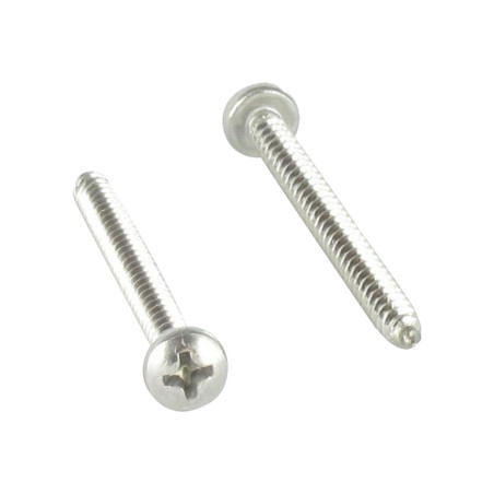 1 x Thread Rolling Screw Large Pan Head Phillips 3.5X45 Stainless Steel A2