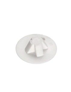 Cap Polyethylene White Pozi PZ4 Head Diameter: 14 2