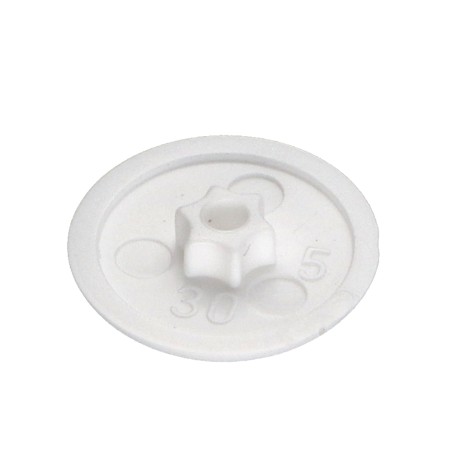 1 x Cover Cap Countersunk Head Torx T30 Head Diameter: 16.5 White polyethylene