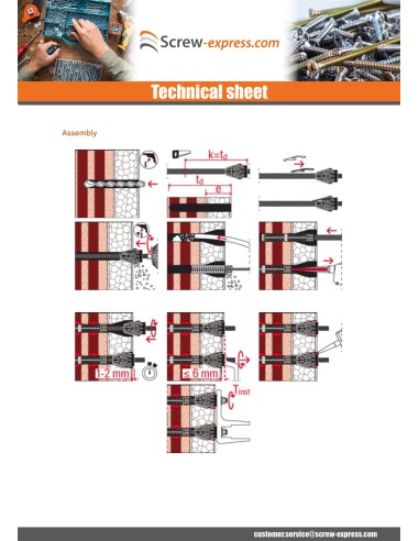 1 x Remote mounting THERMAX Fischer 16/170 M12...