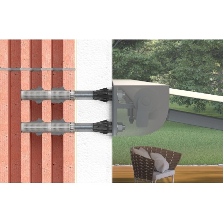 1 x Remote mounting THERMAX Fischer 12/110 M12 Stainless Steel A4