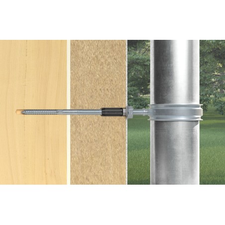 1 x Remote mounting THERMAX Fischer 10/240 M10 Zinc Plated