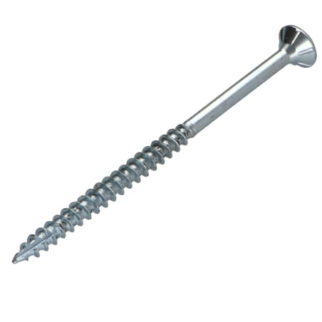 1 x Chipboard Screw Tekor Countersunk Head With Serration 5X70 Thread Length: 42 T25 Zinc Plated cut Type 17 Drilling