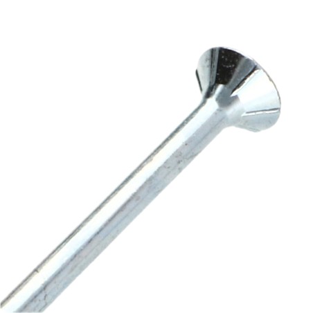 1 x Chipboard Screw Tekor Countersunk Head With Serration 6X200 Thread Length: 70 T30 Zinc Plated cut Type 17 Drilling
