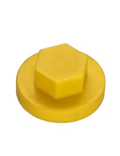 Plastic cap Screw Diameter 6.3 Flat 10 RAL1021