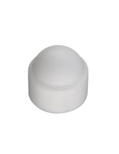 Cover Cap Hexagonal Head M8 White polyethylene Across...