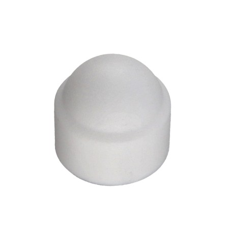 1 x Cover Cap Hexagonal Head M8 White polyethylene Across Flat 13