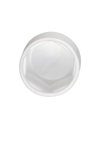 1 x Cover Cap Hexagonal Head M8 white nylon...