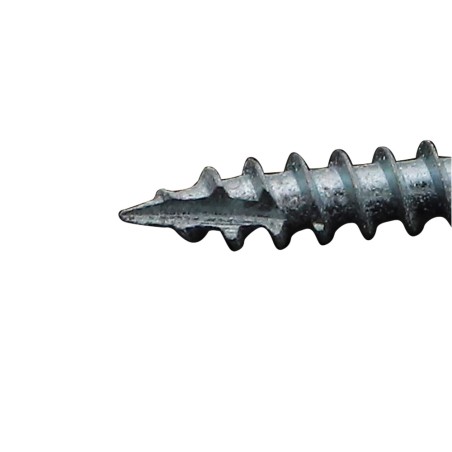 1 x Chipboard Screw Tekor Countersunk Head With Serration 5X40 T25 cut Type 17 Drilling Point SAND Ral9016/Traffic