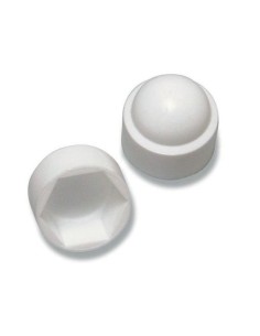Cover Cap Hexagonal Head M30 White polyethylene Across...