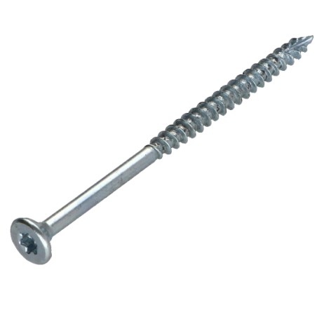 1 x Chipboard Screw Tekor Countersunk Head With Serration 5X60 Thread Length: 36 T25 Zinc Plated cut Type 17 Drilling