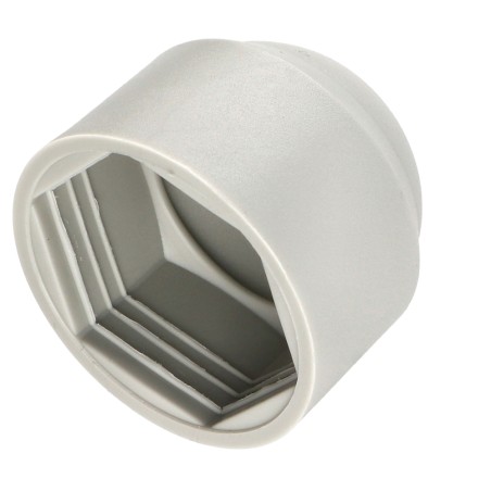 1 x Cover Cap Hexagonal Head M16 Polyethylene Grey RAL7038