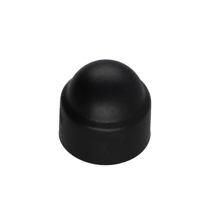 1 x Cover Cap Hexagonal Head M6 Black Polyethylene Across Flat 10
