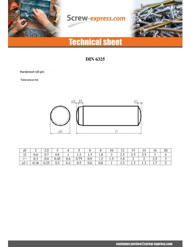 1 x Pin FLANNELEE Zinc Plated 8X40 G01