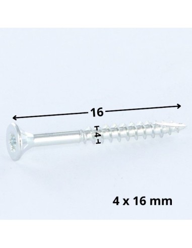 1 x Chipboard Screw Tekor Countersunk Head With...