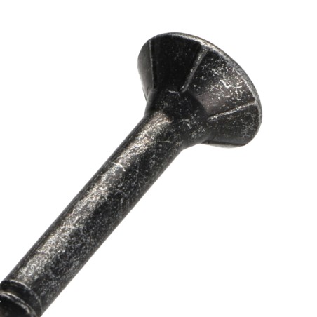 1 x Chipboard Screw Tekor Countersunk Head With Serration 6X70 Thread Length: 42 T30 Black Zinc Plated cut Type 17