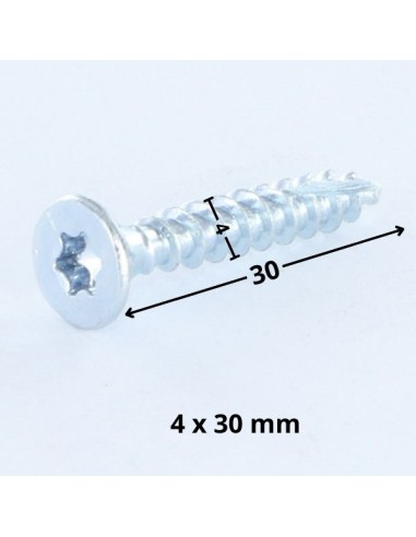 1 x Chipboard Screw Tekor Countersunk Head With...