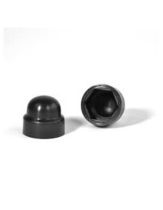 Cover Cap Hexagonal Head M30 Black Polyethylene Across...