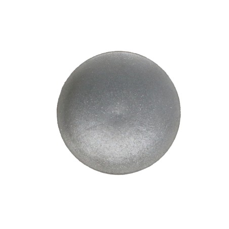 1 x Cap Plastique Head Diameter: 15 DT 3 Length 6 Ral9006/White Aluminium