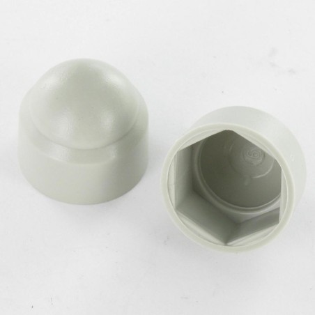1 x Cover Cap Hexagonal Head M12 Polyethylene Across Flat 18 RAL7038