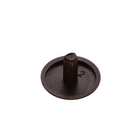 1 x Cap Polyethylene Head Diameter: 12 DT 3 Length 6 Ral8017/Chocolate Brown