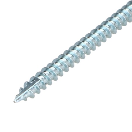 1 x Chipboard Screw Tekor Countersunk Head With Serration 6X160 Thread Length: 70 T30 Zinc Plated cut Type 17