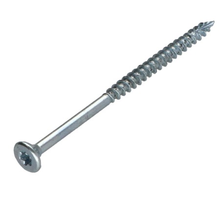 1 x Chipboard Screw Tekor Countersunk Head With Serration 3.5X60 Thread Length: 36 T15 Zinc Plated cut Type 17 Drilling